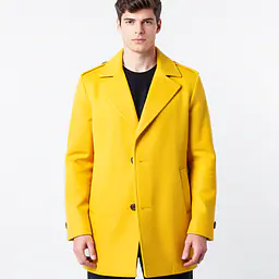 Anorak With Hood - Color: Yellow, Size: XS
