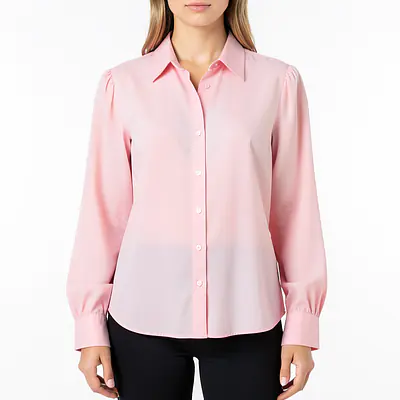 Blouse With Wide Flounced Sleeve primary image