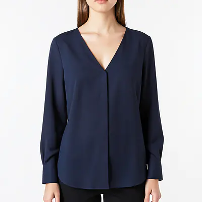 V Neck Wide Shirt primary image