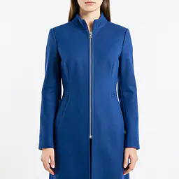 Zipped Jacket - Color: Blue, Size: XS