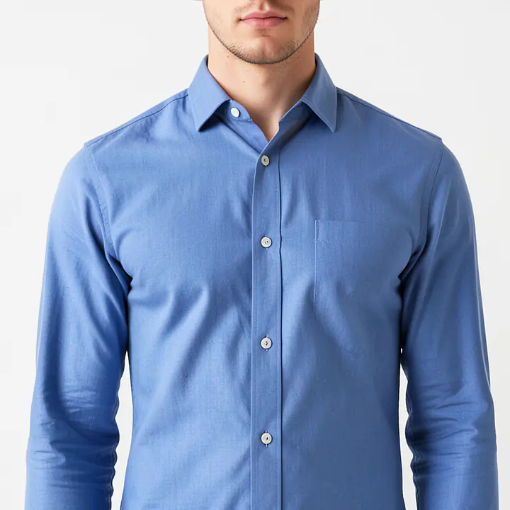 Regular Shirt - Color: Blue, Size: XS